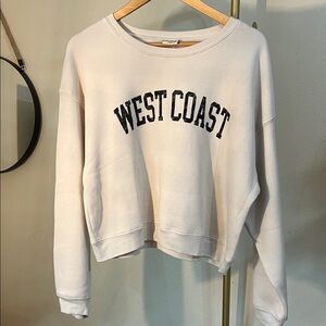 West Coast Women's Crew Neck Sweater - Cream